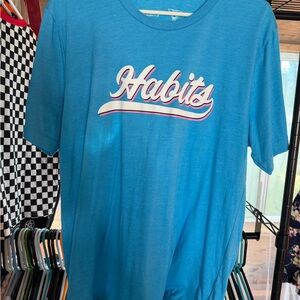 Blue Habits Graphic T-Shirt